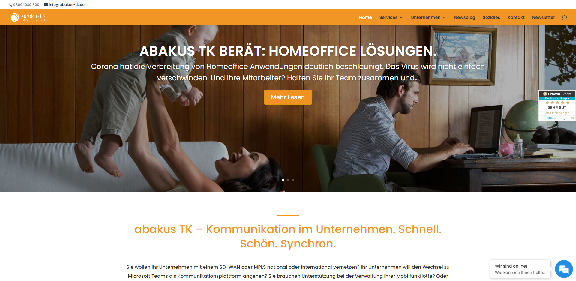 Website Abakus TK